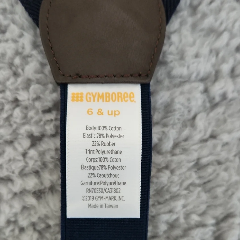 Gymboree Kids Bow Tie & Suspenders Set Navy & Denim Ages 6+‎ Adjustable